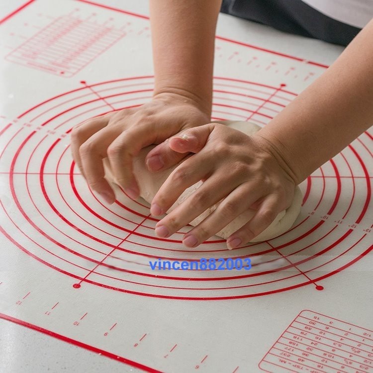 【巔品】✅發票&現貨 BREADLEAF 加大尺寸(50*60公分)鉑金矽膠墊 揉麵墊 加厚耐高溫防滑餅乾麵包操作墊 麵-細節圖2