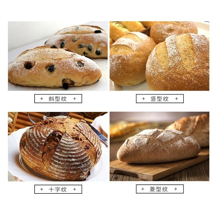 【巔品購物】✅發票&現貨 面大師 弧形麵包刀 割包刀 麵糰割紋刀 法棍刀 劃線刀 歐包工具 刀子 (5刀片)-細節圖5