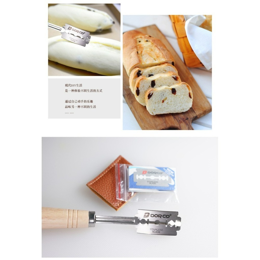 【巔品購物】✅發票&現貨 面大師 弧形麵包刀 割包刀 麵糰割紋刀 法棍刀 劃線刀 歐包工具 刀子 (5刀片)-細節圖7