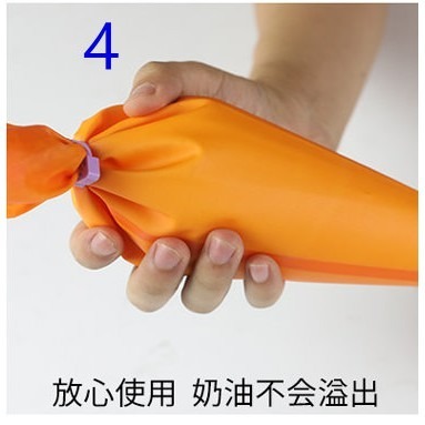 【巔品購物】(10個入) 裱花袋固定環 奶油裱花袋綁口帶 矽膠固定環 擠花袋固定環 擠花袋綁繩 烘焙用品-細節圖8