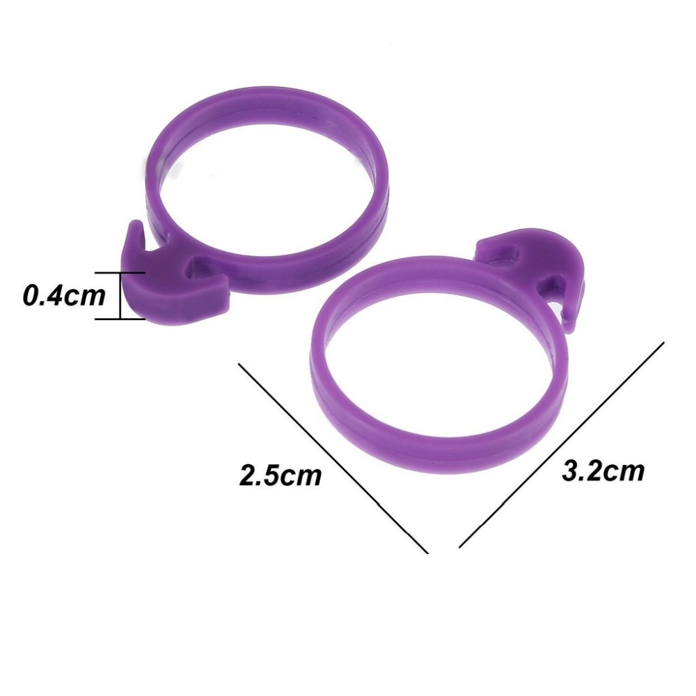 【巔品購物】(10個入) 裱花袋固定環 奶油裱花袋綁口帶 矽膠固定環 擠花袋固定環 擠花袋綁繩 烘焙用品-細節圖9