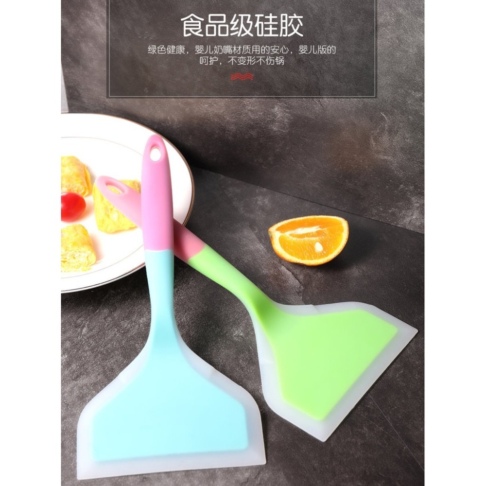 【巔品購物】✅發票 玉子燒專用矽膠鍋鏟 不沾鍋專用鍋鏟 玉子燒鏟 煎鏟 矽膠鏟 玉子燒專用鏟 煎蛋鏟-細節圖2