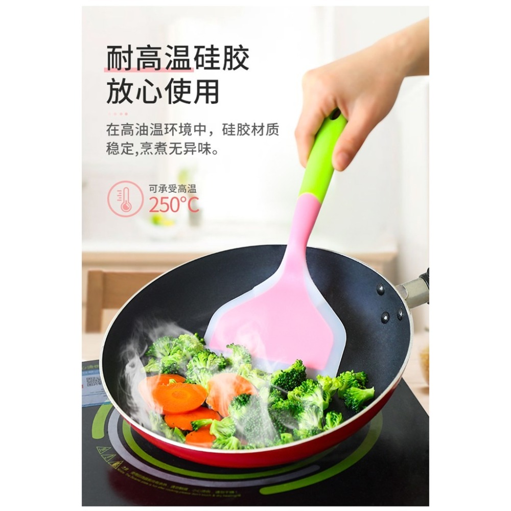 【巔品購物】✅發票 玉子燒專用矽膠鍋鏟 不沾鍋專用鍋鏟 玉子燒鏟 煎鏟 矽膠鏟 玉子燒專用鏟 煎蛋鏟-細節圖3