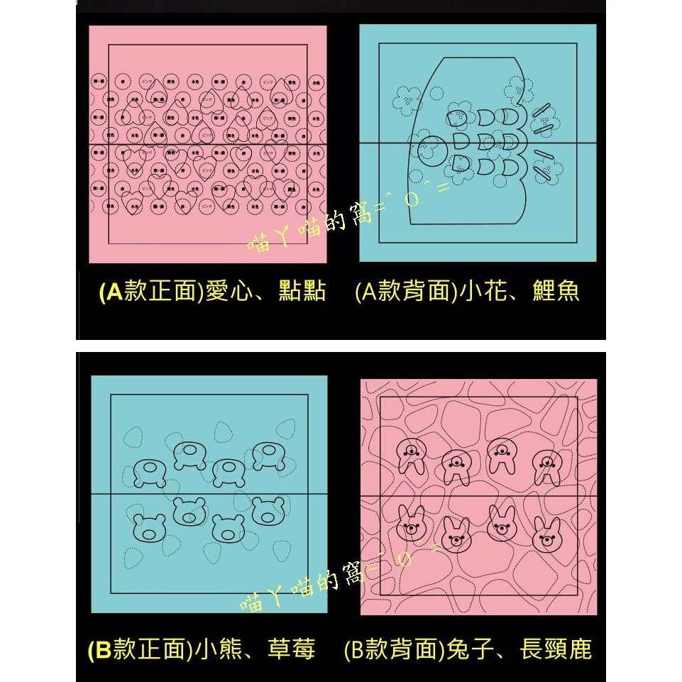 【巔品】✅發票 Bluedrop 藍點 彩繪蛋糕捲矽膠墊 瑞士捲 雙面四種圖案可剪裁 玻璃纖維 鉑金矽膠墊 彩繪蛋糕卷墊-細節圖3