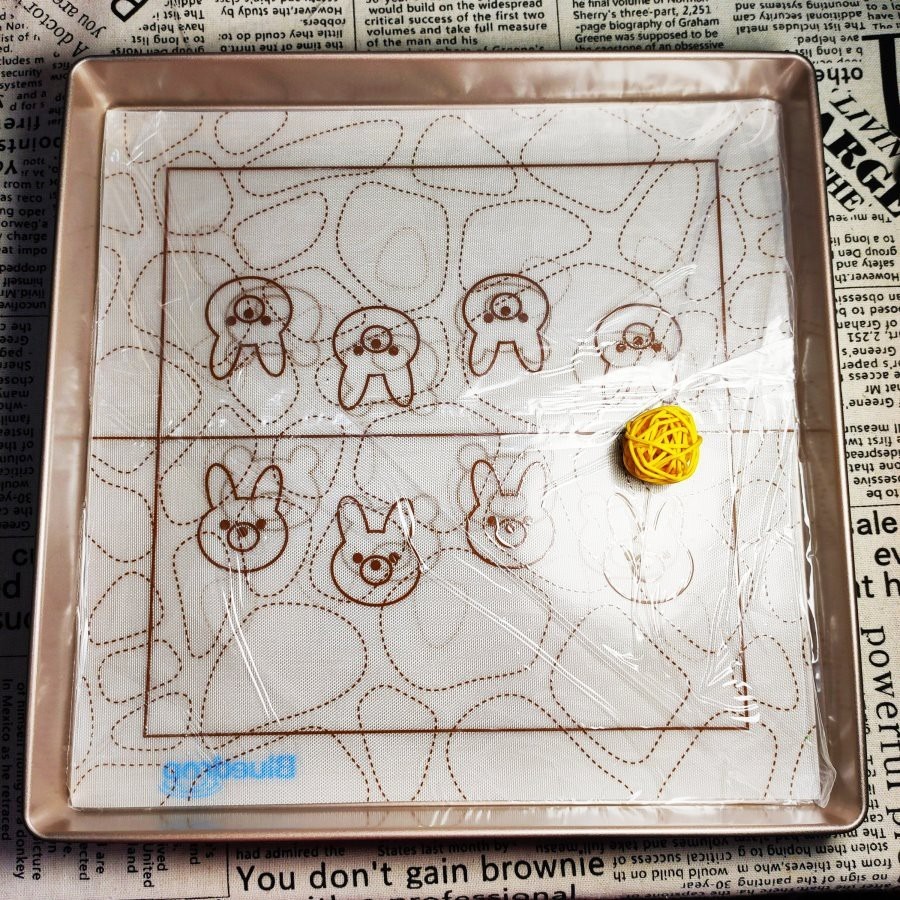 【巔品】✅發票 Bluedrop 藍點 彩繪蛋糕捲矽膠墊 瑞士捲 雙面四種圖案可剪裁 玻璃纖維 鉑金矽膠墊 彩繪蛋糕卷墊-細節圖8