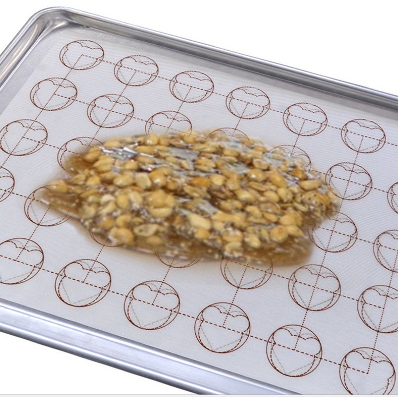 【巔品】✅發票 Bluedrop 藍點 雙面三款圖案可剪裁 28*39公分 玻璃纖維馬卡龍墊 馬卡龍矽膠烤墊 鉑金矽膠墊-細節圖3