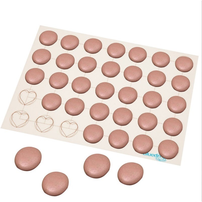 【巔品】✅發票 Bluedrop 藍點 雙面三款圖案可剪裁 28*39公分 玻璃纖維馬卡龍墊 馬卡龍矽膠烤墊 鉑金矽膠墊-細節圖4