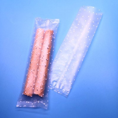 【巔品購物】5.5*24公分 蛋捲包裝袋 蛋捲機封袋 磨砂霧面包裝袋 機封袋 餅乾袋 蛋捲袋 熱封袋 平口袋 複合袋-規格圖7