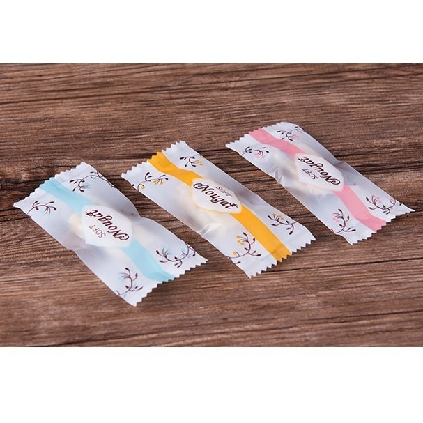 【巔品】✅發票 4*9公分 牛軋糖包裝袋 糖果紙 糖果袋 糖果包裝袋 南棗核桃糕包裝袋 牛軋糖機封袋 牛軋糖包裝紙 牛軋-細節圖7