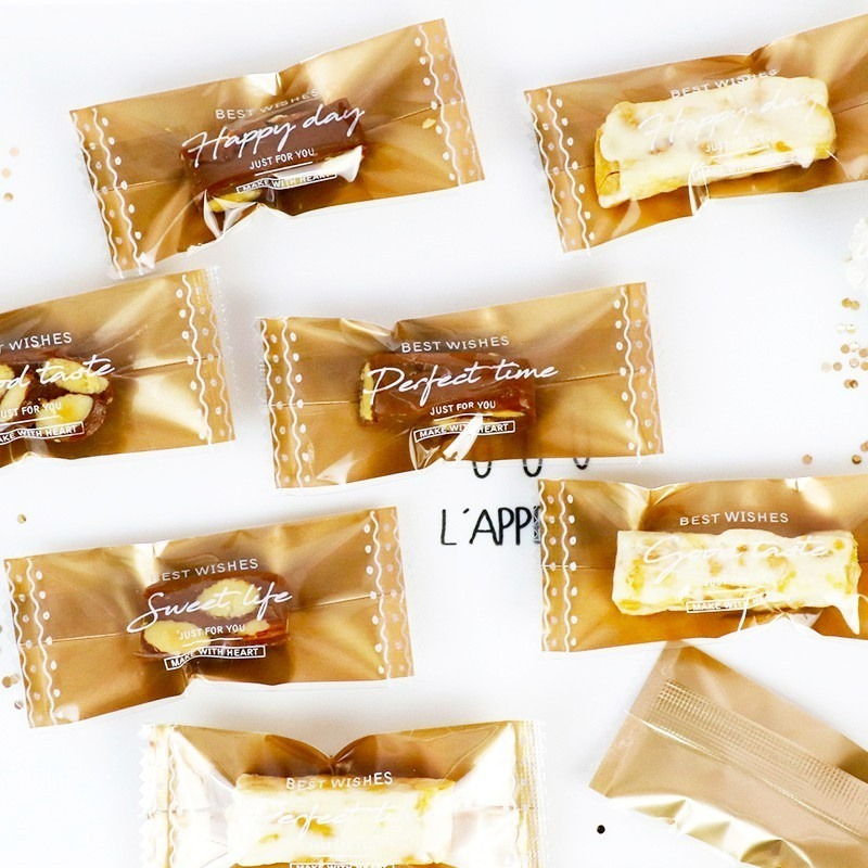 【巔品】✅發票 4*9公分 牛軋糖包裝袋 糖果紙 糖果袋 糖果包裝袋 南棗核桃糕包裝袋 牛軋糖機封袋 牛軋糖包裝紙 牛軋-規格圖9