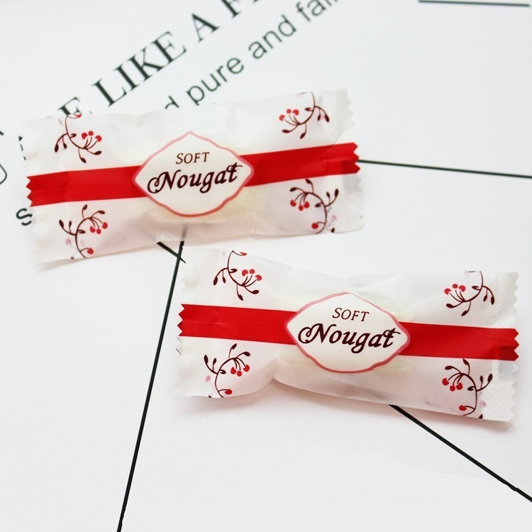 【巔品】✅發票 4*9公分 牛軋糖包裝袋 糖果紙 糖果袋 糖果包裝袋 南棗核桃糕包裝袋 牛軋糖機封袋 牛軋糖包裝紙 牛軋-規格圖9