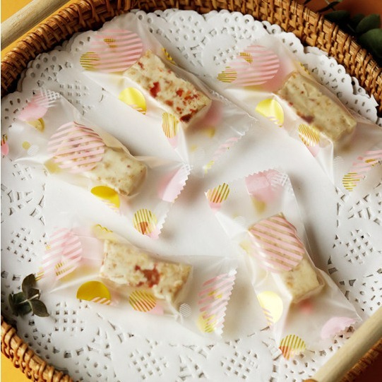 【巔品】✅發票 (約200入) 牛軋糖包裝袋 南棗核桃糕包裝袋 糖果機封袋 糖果袋 糖果包裝袋 巧克力袋 烘焙包裝袋 牛-細節圖7