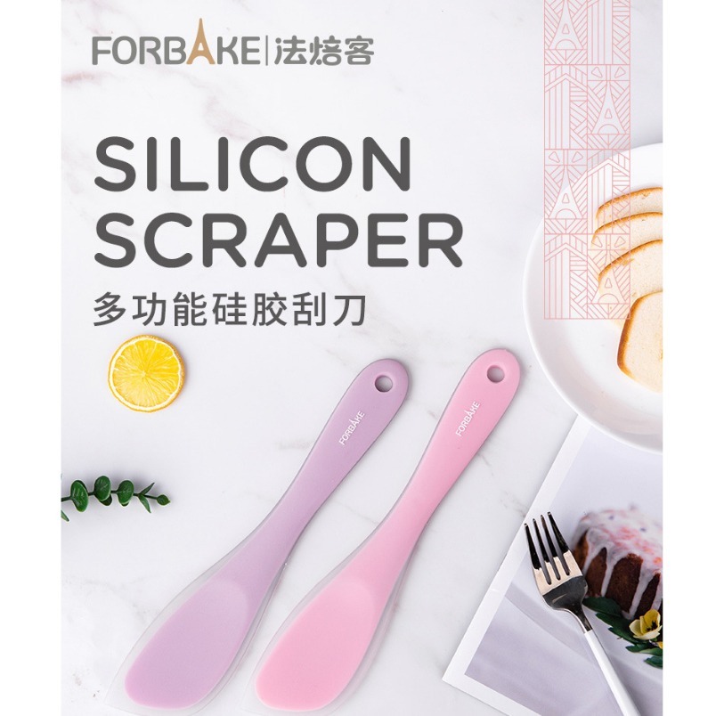 【巔品購物】 法焙客多功能矽膠刮刀 雪Q餅工具 耐高溫硬質 蛋糕奶油刮刀攪拌刮刀-細節圖2