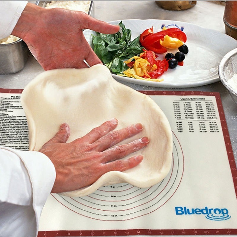 【巔品】Bluedrop藍點 矽膠揉麵墊 61x43cm 鉑金矽膠墊 烘焙墊 不沾矽膠墊 耐高溫矽墊防滑墊 出口美國矽膠-細節圖4