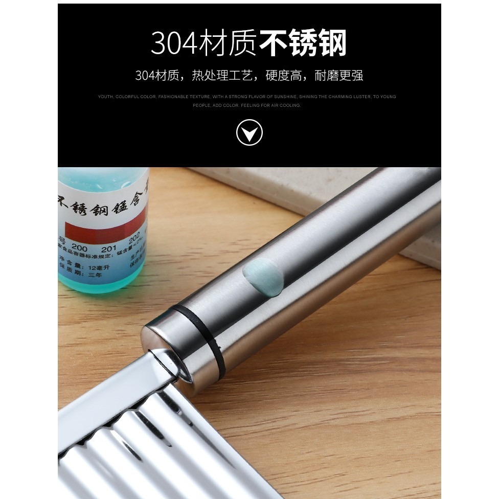 【巔品購物】【✅發票 & 現貨】304不鏽鋼馬鈴薯波浪刀 蘿菠 薯條 波紋刀-細節圖3