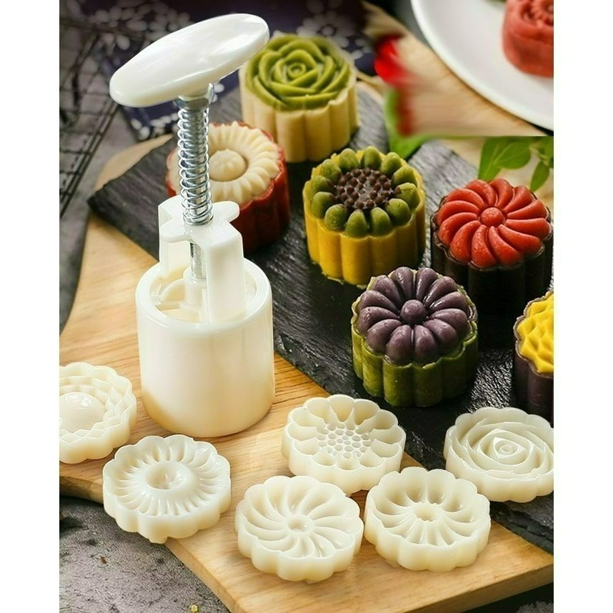 【巔品】✅發票 日式立體櫻花木槿花 蝴蝶 桃山皮月餅模 鳯梨酥壓模 綠豆糕壓模 綠豆糕模 冰皮 月餅壓模 宏印臻品月餅模-規格圖9