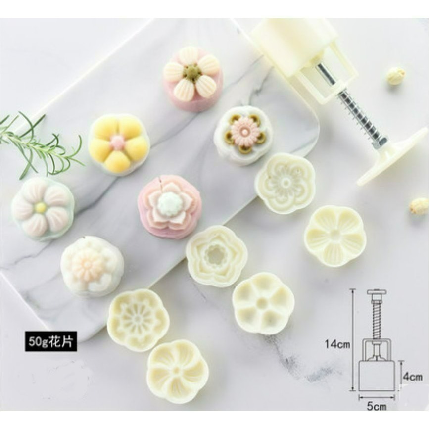 【巔品】✅發票 日式立體櫻花木槿花 蝴蝶 桃山皮月餅模 鳯梨酥壓模 綠豆糕壓模 綠豆糕模 冰皮 月餅壓模 宏印臻品月餅模-規格圖9
