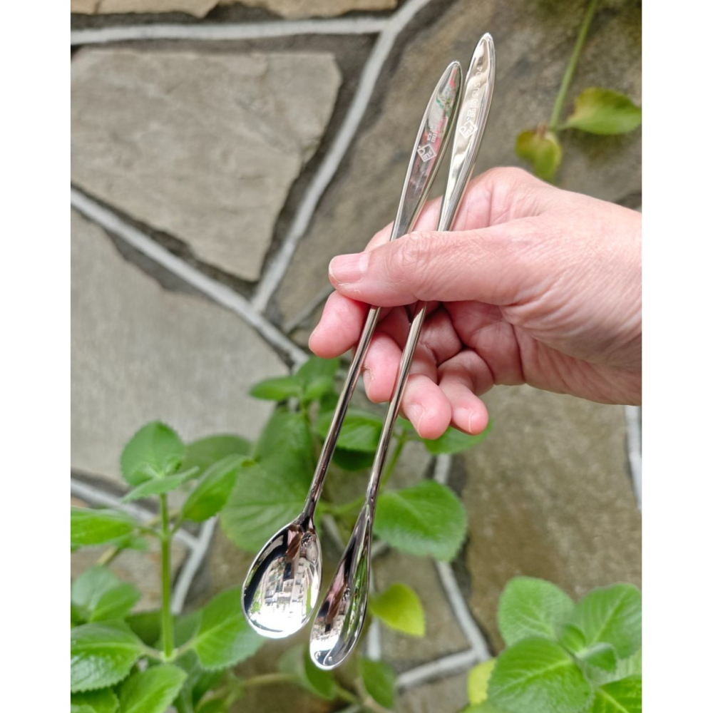 [巔品購物] 304不鏽鋼長柄勺 (2支一組) 雞尾酒攪拌勺 咖啡攪拌勺 長柄攪拌勺-細節圖4