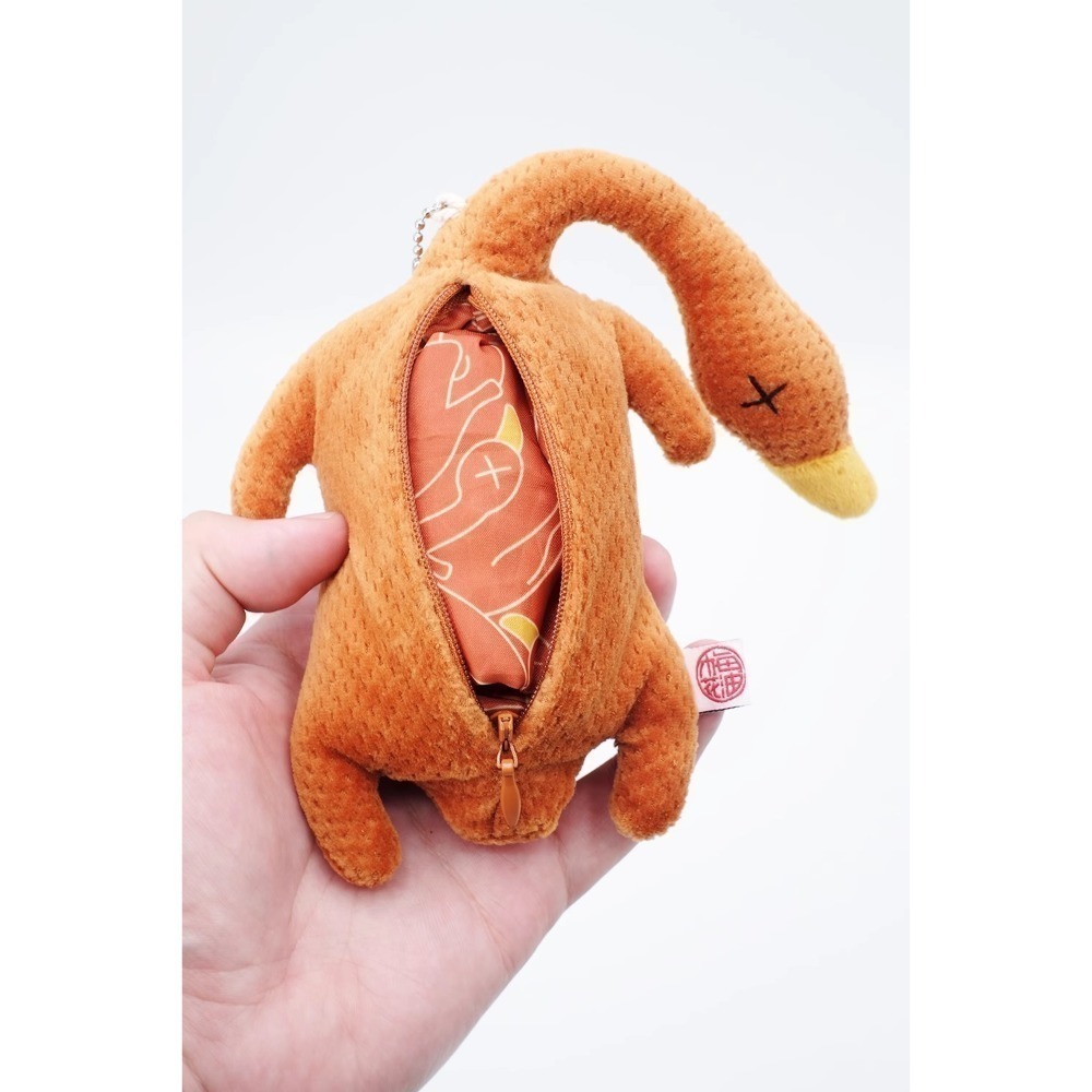 【現貨】烤乳豬環保袋 烤鴨購物袋 掛飾吊飾 創意 可愛 造型 生日禮物 女友禮物 學生 兒童 南京梅花油-規格圖8