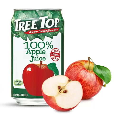 宅配免運 Costco 好市多 Tree Top 樹頂 Apple Juice 蘋果汁 320毫升 X 24入
