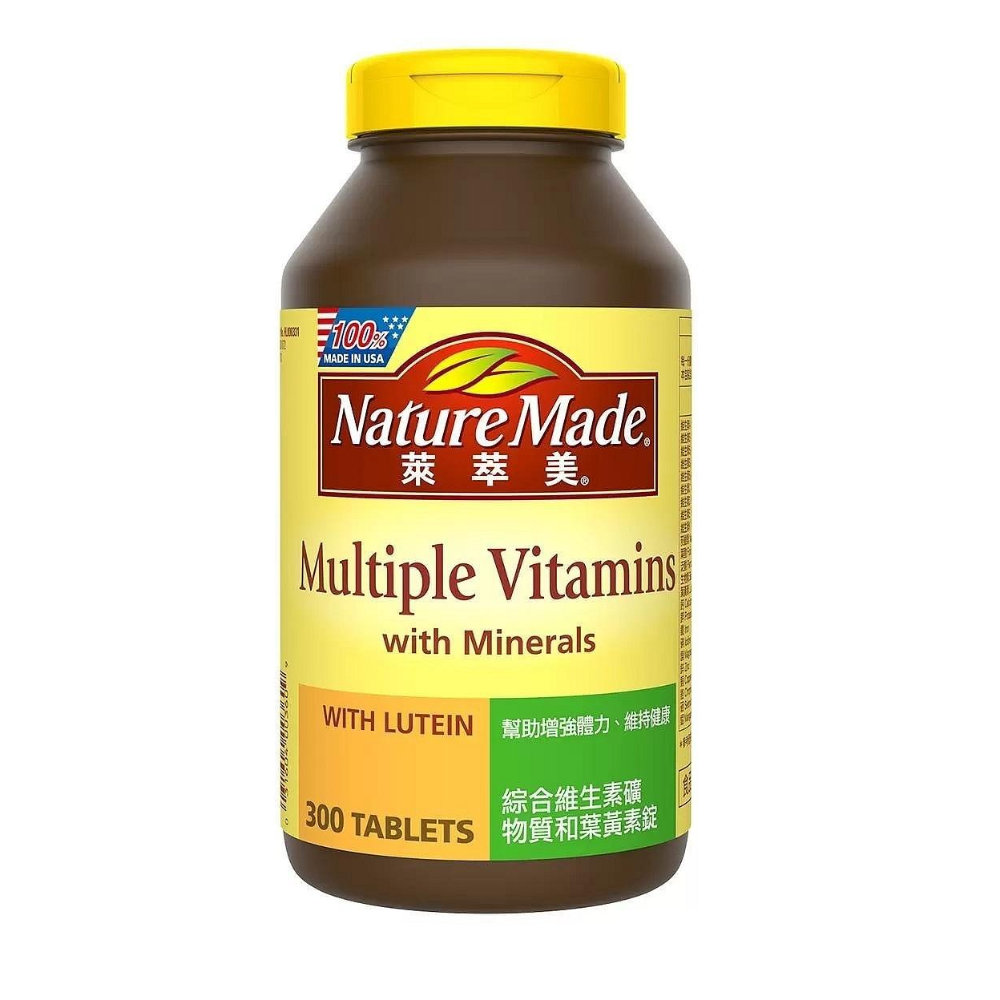 綜合維生素礦物質：一瓶300粒(2027.03)