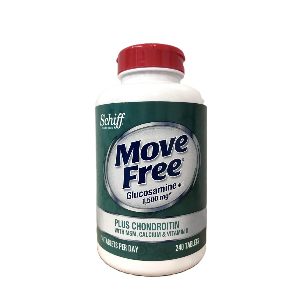 【現貨】Move Free 益節 葡萄糖胺 五合一 軟骨素 MSM 維生素D 鈣 240錠 Costco 關節-細節圖2