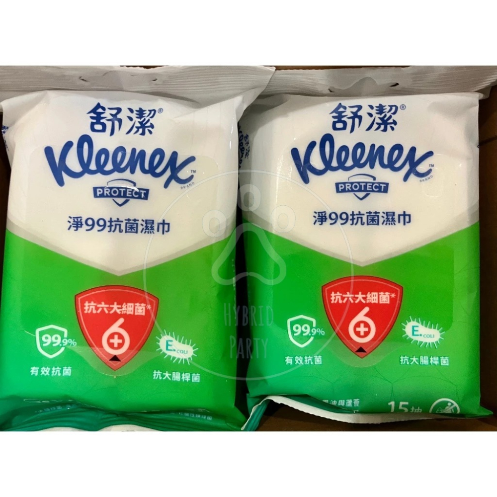 Kleenex 舒潔 淨99抗菌濕紙巾 15張 X 12包 濕紙巾 Costco 好市多-細節圖3