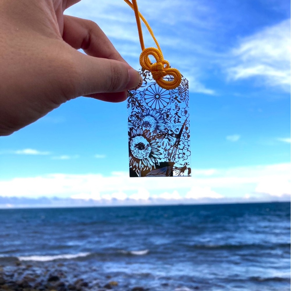 【現貨】日本大阪 大鳥大社 透明御守 先が見通せる御守 看透未來的御守 限定 透明光雕 預見未來 透明 看見未來 神社-細節圖4