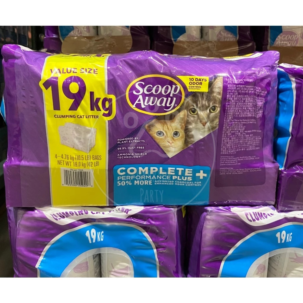 【宅配免運】4.76公斤 X 4入 Scoop Away 超凝結貓砂 Costco 好市多 紫包貓砂 紫包 貓砂 礦砂-細節圖2