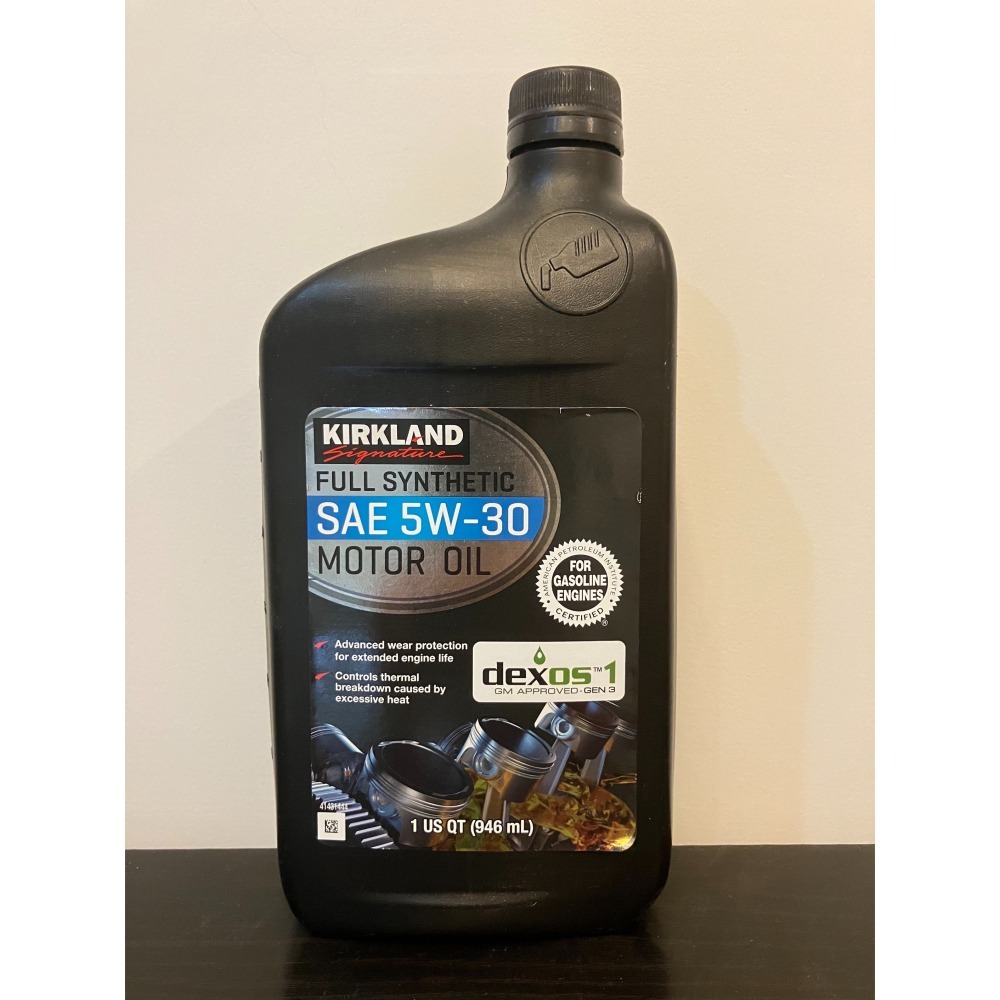 【現貨】Costco 好市多 Kirkland 科克蘭 5W-30 全合成機油 5w30 946ml X 6瓶-細節圖3