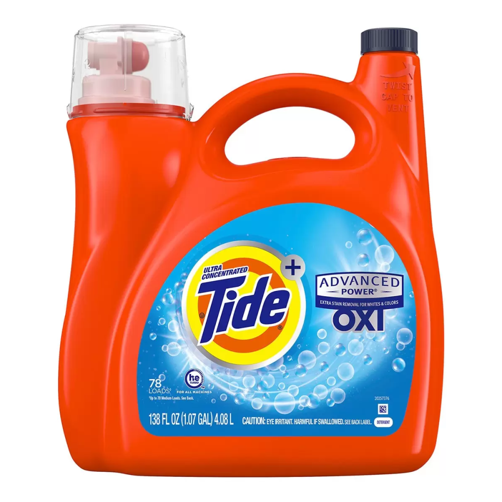 【宅配免運】4.08公升 X 2入 Tide 汰漬 OXI 亮白護色洗衣精 亮白 護色 洗衣精 Costco 好市多-細節圖2