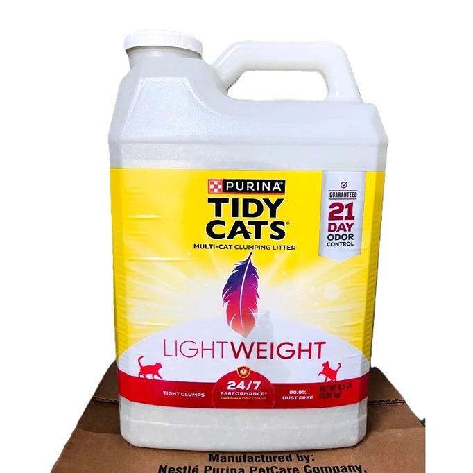 【宅配免運】Tidy Cats 超輕量凝結型貓砂 3.86公斤 X 2罐 礦砂 罐裝貓砂 Costco 好市多 凝結砂-細節圖2