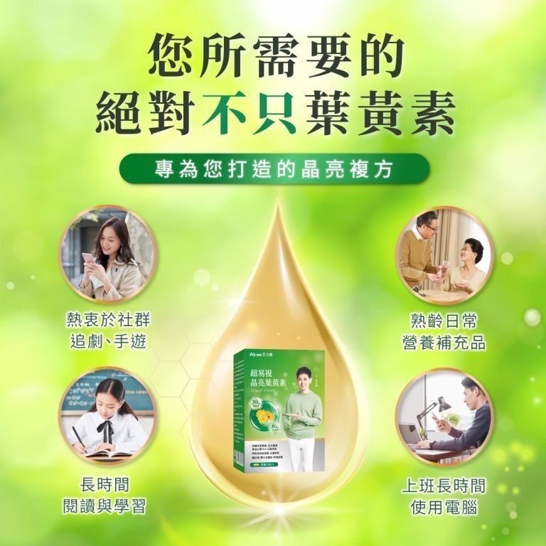 總部現貨🚚 Aicom艾力康 超易視 晶亮葉黃素 (30粒) 葉黃素 金盞花葉黃素 玉米黃素 瑪卡活力久 紅麴活力循-細節圖3