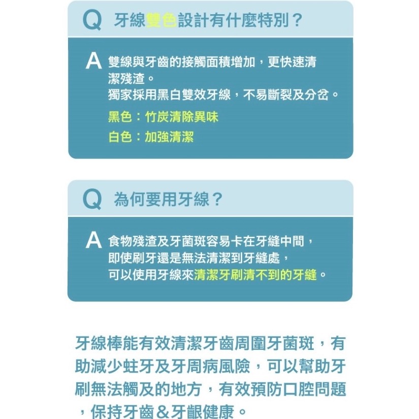 雙線細滑牙線棒-細節圖4