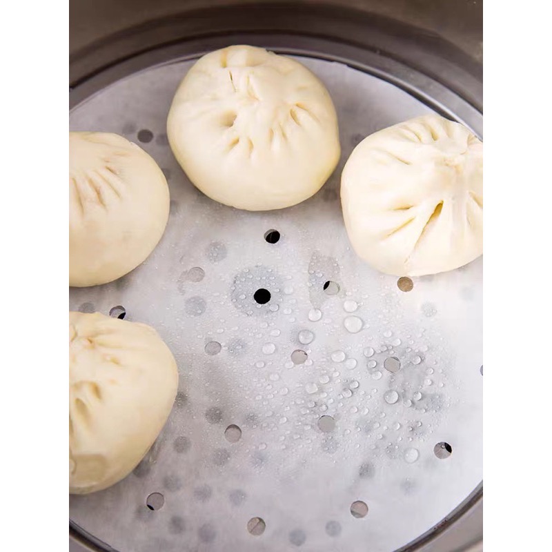 《茉莉餐具》蒸籠紙 1000入 烘培紙 氣炸鍋 烤盤紙 防油紙 燒賣紙 港點 饅頭紙 包子 蒸籠-細節圖4