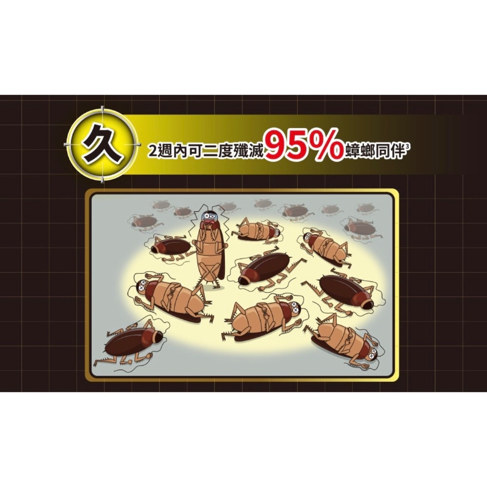 《茉莉餐具》🔥滿額免運🔥COMBAT 12入 威滅滅蟑隊 5重連鎖 超強誘食（啤酒酵母配方-細節圖7