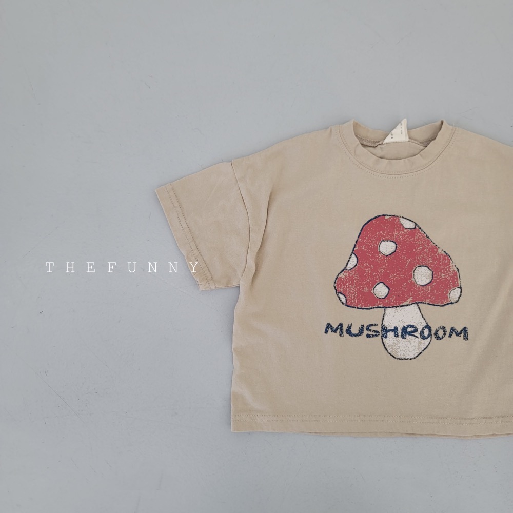 The funny 可愛香菇短袖T恤-細節圖2