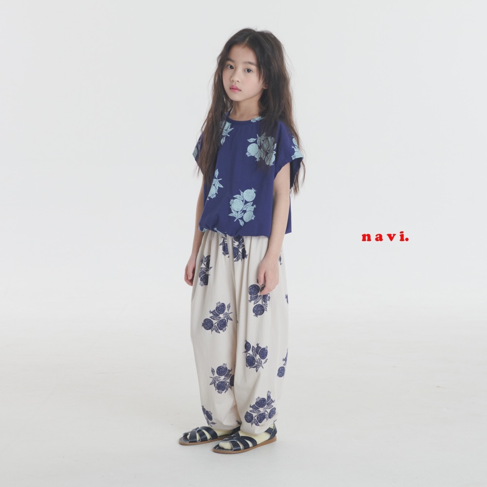 NAVI 滿版花朵長褲-細節圖3