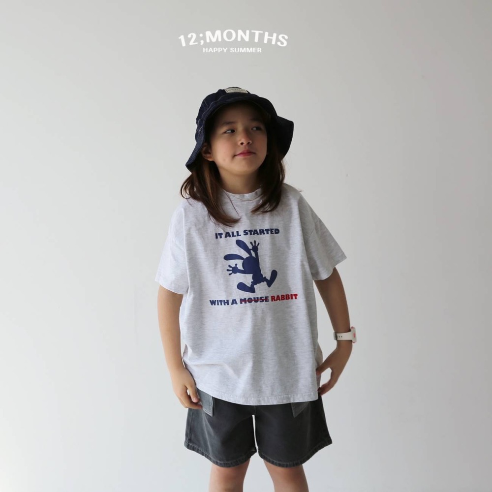 12months 卡通人物影子親子上衣-細節圖3