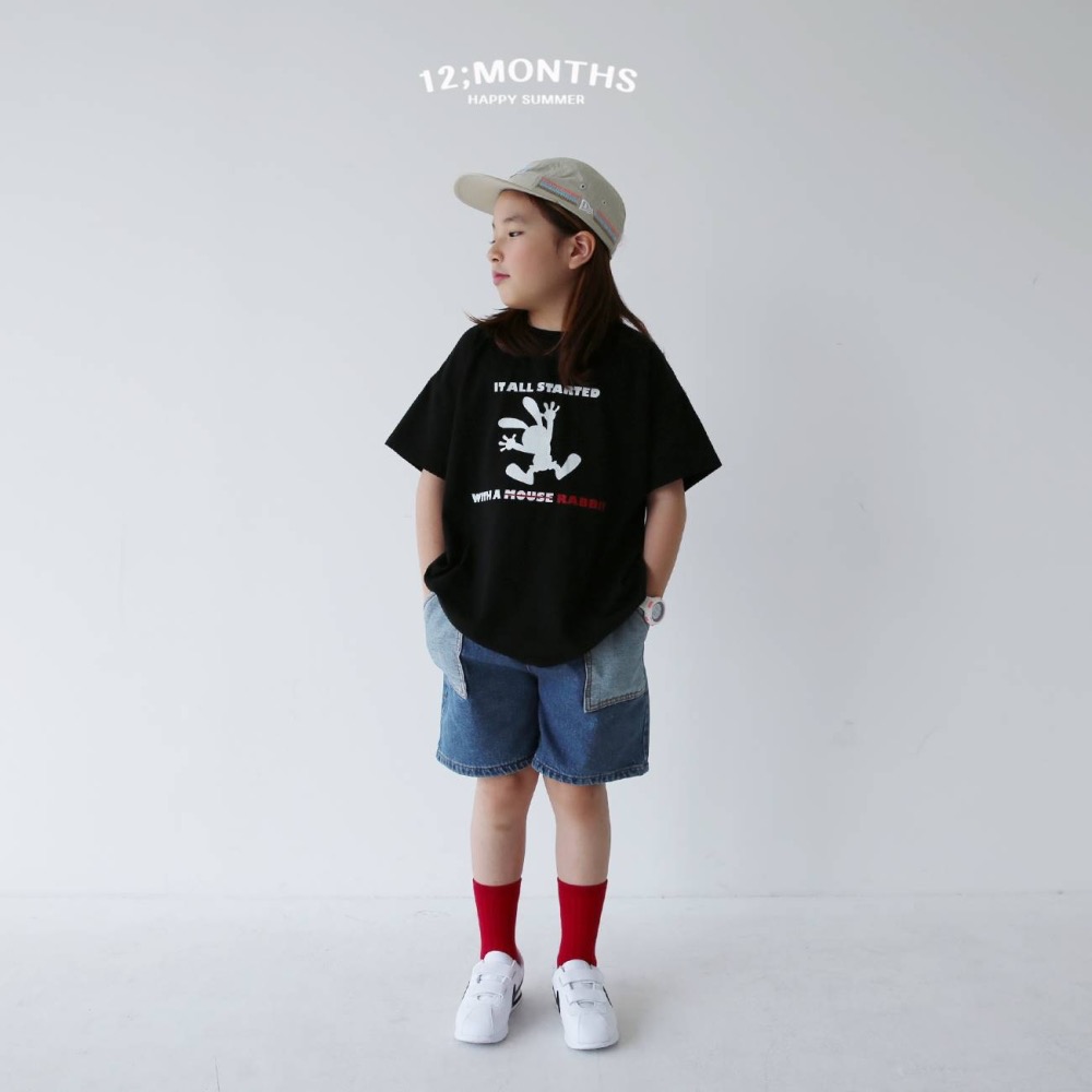 12months 卡通人物影子親子上衣-細節圖4