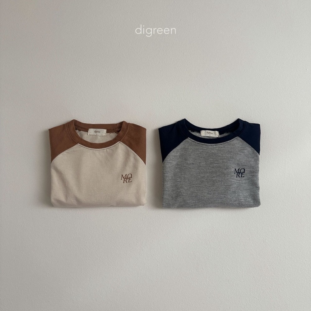 Digreen 拼接撞色袖薄上衣-細節圖2