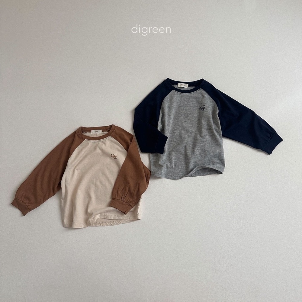 Digreen 拼接撞色袖薄上衣-細節圖4