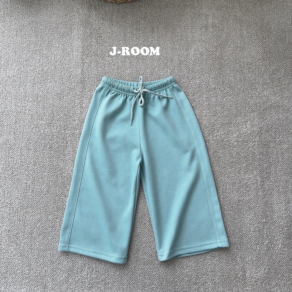 J-room 素面綁帶寬版長褲-細節圖4