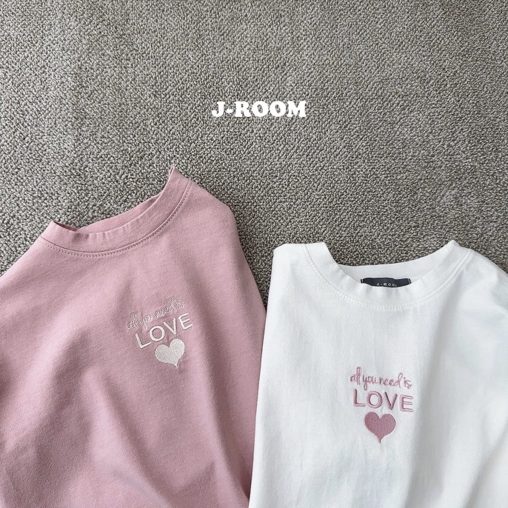 J-room   刺繡愛心圖案上衣-細節圖3