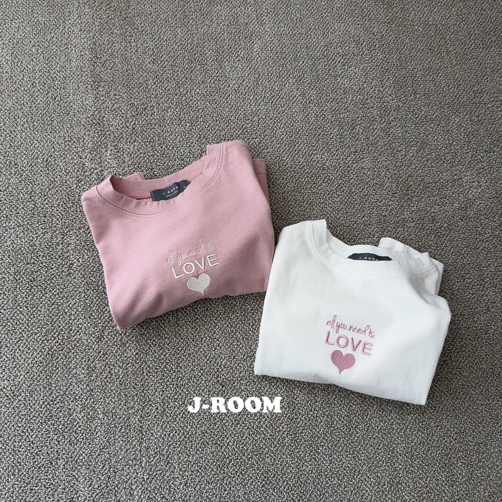 J-room   刺繡愛心圖案上衣-細節圖4