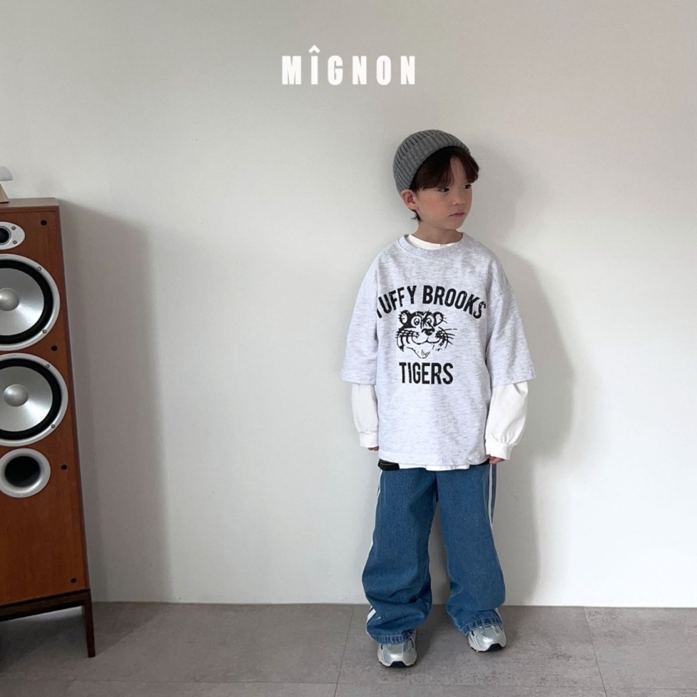 MIGNON 老虎印花親子上衣-細節圖3