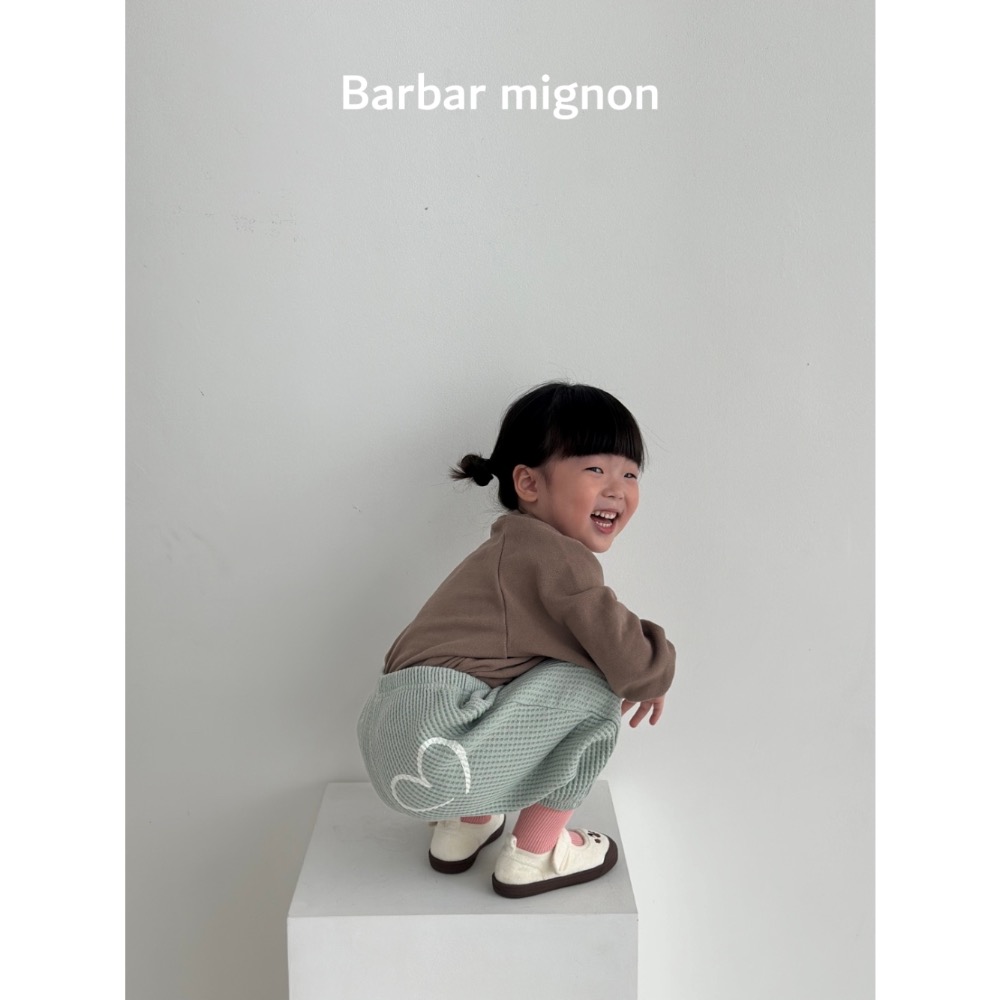 BaBar Mignon 華夫格愛心長褲-細節圖4