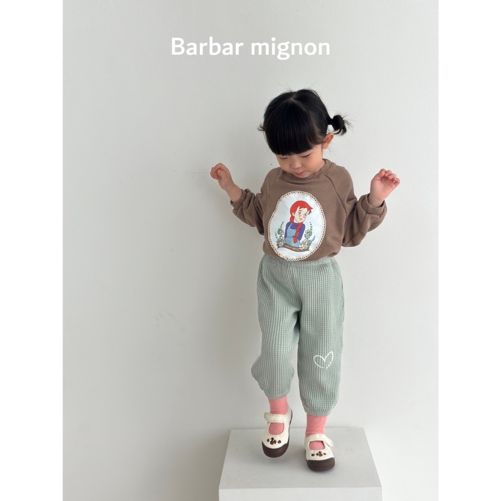 BaBar Mignon 華夫格愛心長褲-細節圖5