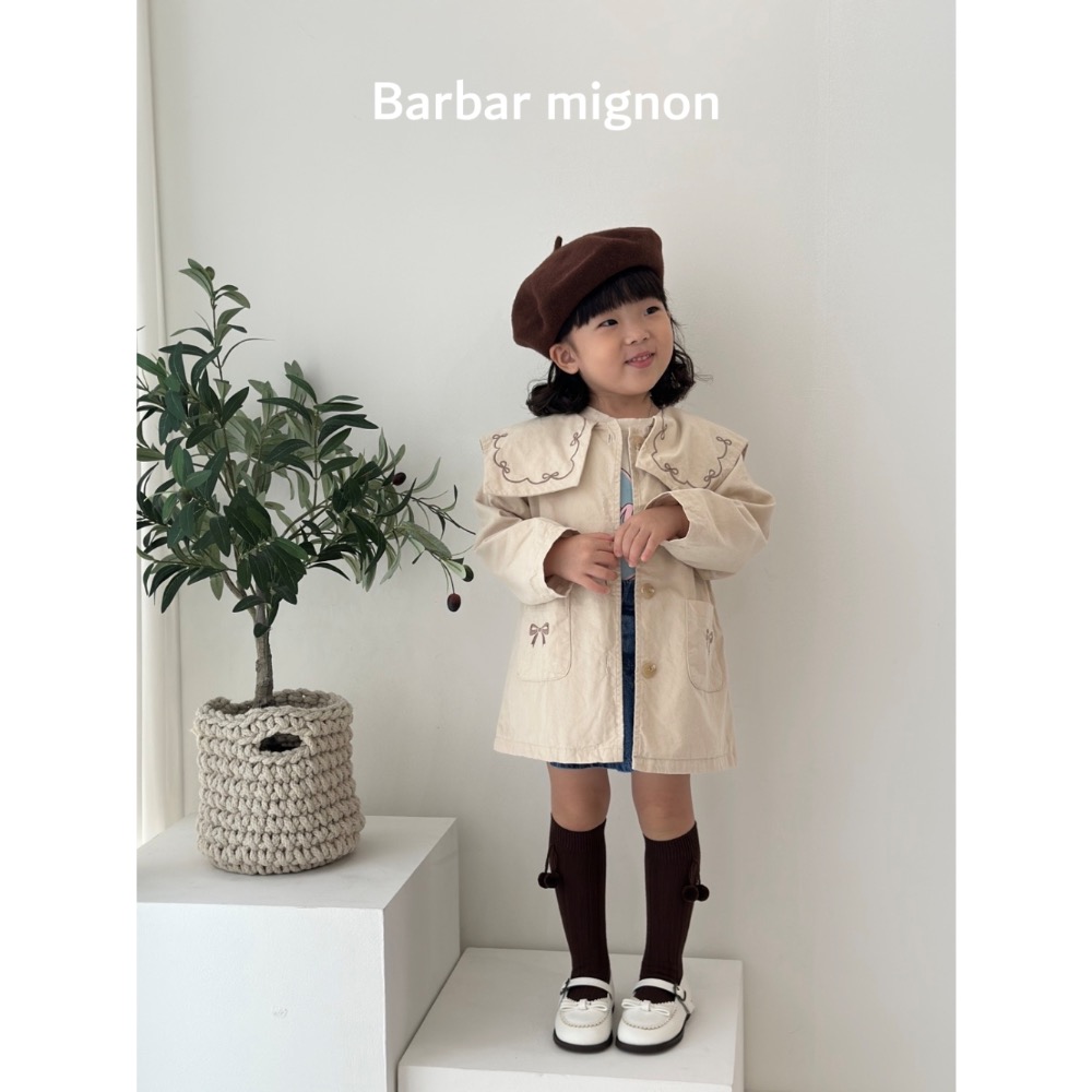 BaBar Mignon 氣質大方領風衣外套-細節圖2