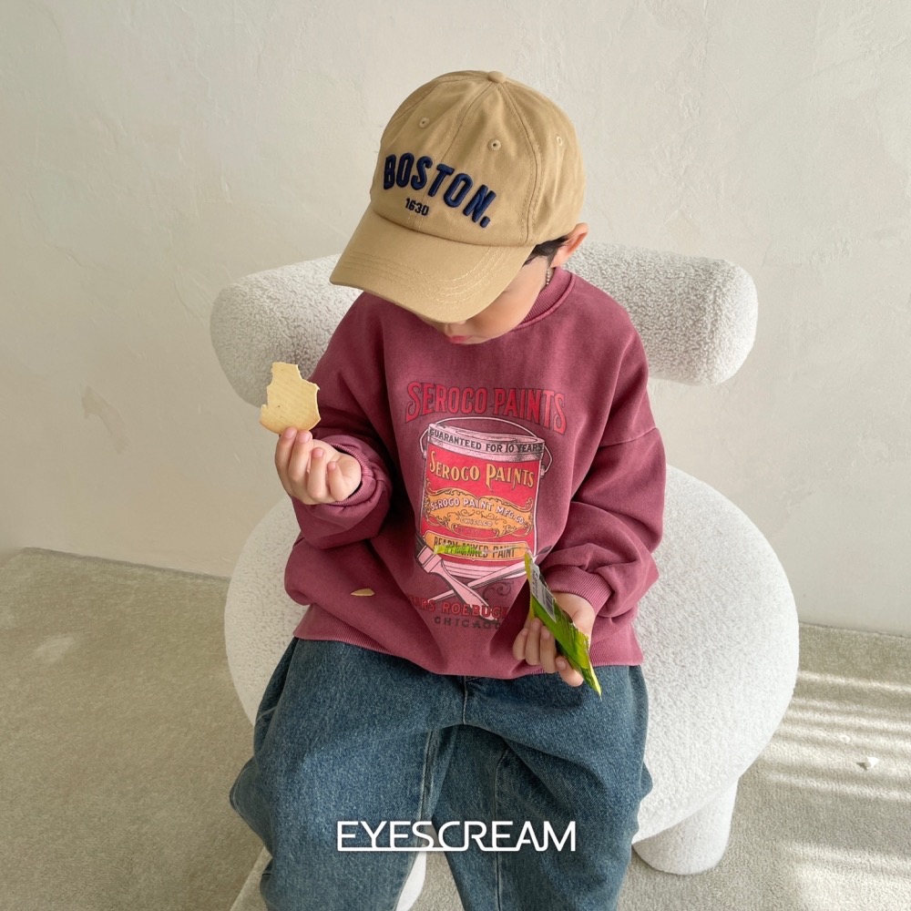 EYESCREAM 印花長袖親子上衣-細節圖8